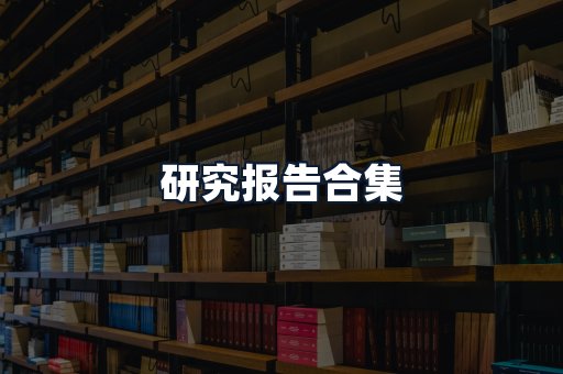 研究报告合集